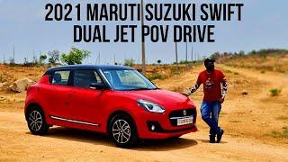 2021 Maruti Suzuki Swift POV Drive Review What is Dual Jet Tech & HEARTECT Platform #Cars@Dinos