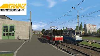 Trainz 2019 | Маршрут №2 на TATRE T6B5 по карте Чапаево 3.3