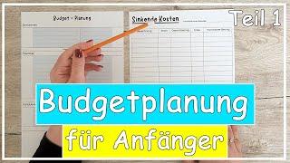 How to budget l Budgetplanung für Anfänger l Wie starte ich mein Budget? Tutorial Teil 1 l Big Mary