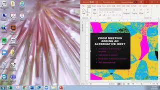 Zoom, adding alternative host before meeting