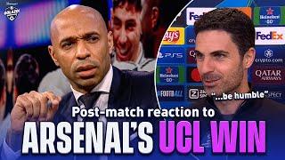 Thierry Henry reacts to Arsenal's RECORD-BREAKING win | UCL Today | CBS Sports Golazo