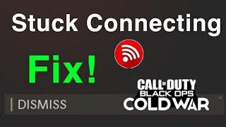 Black Ops: Cold War HOW TO FIX Permanent Stuck Connecting Screen!