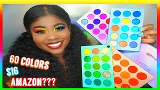 Beauty Glazed Color Board Palette 60 Colors!! | Review and Demo Amazon Best Selling Eyeshadow