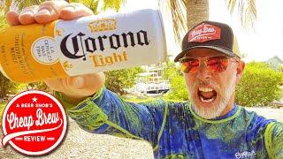 Corona Light Mexican Cerveza Beer Review by A Beer Snob's Cheap Brew Review from Key West, Florida!