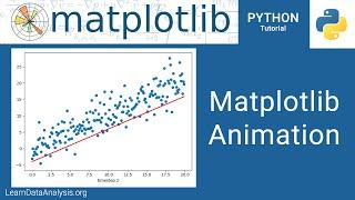 Matplotlib Tutorial | Example of how to create chart animation with matplotlib in Python (#2)