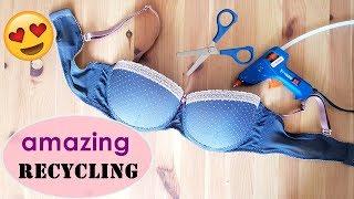 AWESOME CRAFT WITH OLD BRA / AMAZING RECYCLING /DIY