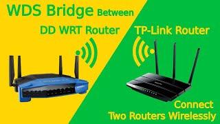 Wireless Distribution System WDS Bridge on Flash DD WRT Router Extend Increase Range WiFi Repeater