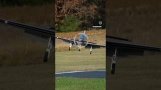 Super Tucano Crosswind Landing #aviation #rc #rcplane