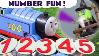 Number Fun with Thomas Toy Trains and Wizard Funling