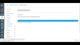 Importing & Exporting a Course in Canvas