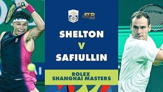 Ben Shelton vs Roman Safiullin Highlights | Rolex Shanghai Masters 2023