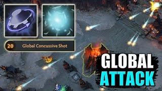 Attack from fountain - Global Concussive Shot + Rearm | Dota 2 Ability draft