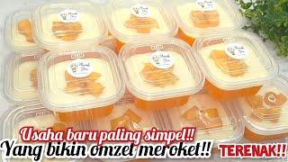 USAHA BARU YANG BUAT OMZET MEROKET DAN HABISIN RATUSAN CUP PER HARINYA MANGO CHEESE PUDDING TERENAK!