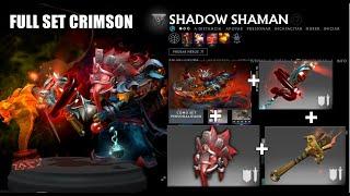 Dota2 SHADOW SHAMAN FULL MIX SET CRIMSONS + GOLDEN LAMB + SET CACHE 2021