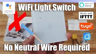 No Neutral Smart Light Switch UNBOXING AND COMPLETE SETUP