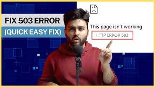 How to QUICKLY fix HTTP 503 Error