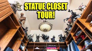 STATUE CLOSET TOUR!!! Huge 1/3 Scale Statue Collection in the BAT CLOSET!