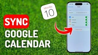 How to Sync Google Calendar on iPhone