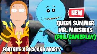 Queen Summer & Mr. Meeseeks Gameplay - Fortnite x Rick and Morty skins