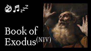 Full Book of Exodus with Fireplace Sounds for Sleeping | Black screen & Dark Ambient Music