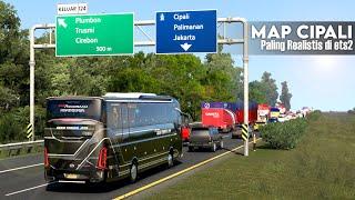 TOL CIPALI PALING REALISTIS DI ETS2 ‼️ATJ SKRIEN JALAN SANTAI KEJEBAK MACET