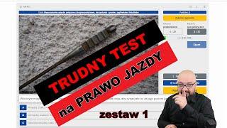 Instruktor rozwiązuję trudny TEST NA PRAWO JAZDY! ZdamyTo