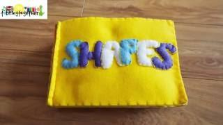 SHAPES DIY QUIET BOOK | QUIET BOOK IDEAS | FELT BOOK | CLOTH BOOK | DIY QUIET BOOK TUTORIAL