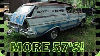 So Many 57 Chevy's!! Dan Tri-five Garage Project car update 55 56 57 Chevy