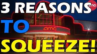AMC 3 REASONS TO SQUEEZE! Short Squeeze Update