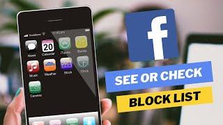 How to Check Block List || Unblock Users in Facebook 2024