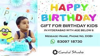 Happy Birthday Gift for kids in hyderabad - Candid Studio