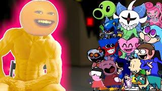 FNF Sliced(Vs Annoying Orange Human Form) But Different Characters Sing It Everyone (PibbyOrange)