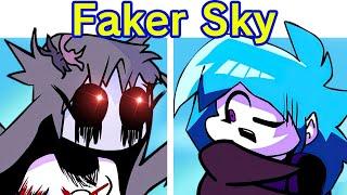 Friday Night Funkin' VS Faker Sky, NuSKY + Skyverse V2 CANCELED Mask Off (FNF Mod/SkyBlue in Danger)