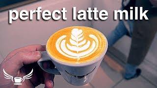 How to make Latte milk • Barista Training