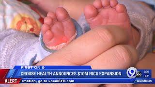 First on 9: Crouse Health announces $10M NICU expansion, renovation