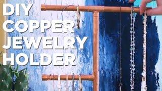 DIY Copper Jewelry Organizer | HGTV