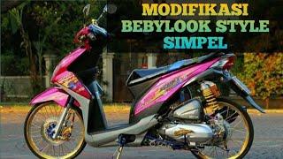 modifikasi honda beat || modifikasi bebylook style simpel.... #modifikasibeat