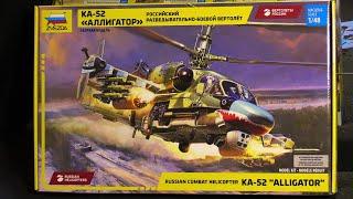Новая и очень душевная модель вертолета Ка-52 Аллигатор 1:48 "Звезда" с допами /Посмотрим подробно