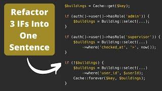 Improve Controller: Shorter Eloquent with When()