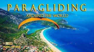 Paragliding Around the World!! Breathtaking Scenery!! [4K]