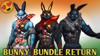 TONIGHT UPDATE + BUNNY  BUNDLE RETURN | FREE FIRE BUNNY BUNDLE RETURN