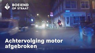 Achtervolging | Motorfiets | Afgebroken