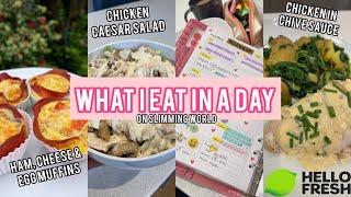 18 POUNDS LOSS IN 6 WEEKS ON SLIMMING WORLD! WHAT I EAT IN A DAY! (ad)