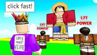 Roblox Anime Clicker Fight BUT I Have OP HERO