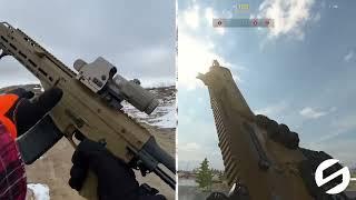 MCW Real Life VS Modern Warfare 3 - (BUSHMASTER ACR)