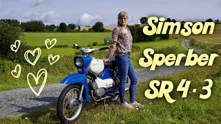 Simson Sperber SR 4-3 Baujahr 1971 Original Lack DDR Vorstellung Sound Probefahrt Motorcycle Review