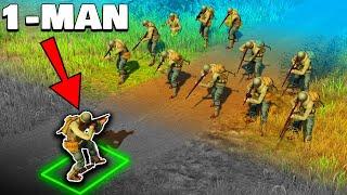 Can 1 Soldier Win WWII? (Men of War II)