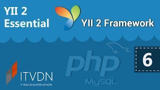 Видео курс YII2 Essential. Урок 6. Админ интерфейс и работа с формами