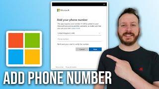 How To Add Phone Number To Microsoft Account 2024