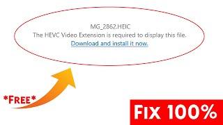 The HEVC video extension is required to display this file #FREE #HEVC